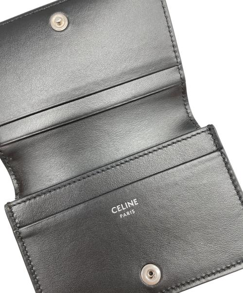 CELINE（セリーヌ）CELINE (セリーヌ) 名刺入れ ブラック×ブラウンの古着・服飾アイテム