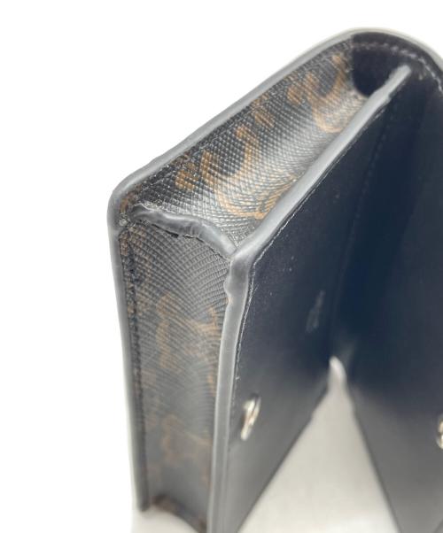 CELINE（セリーヌ）CELINE (セリーヌ) 名刺入れ ブラック×ブラウンの古着・服飾アイテム