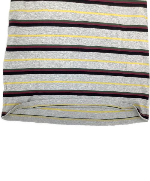 SUPREME（シュプリーム）SUPREME (シュプリーム) ボーダーTシャツ グレー サイズ:Sの古着・服飾アイテム