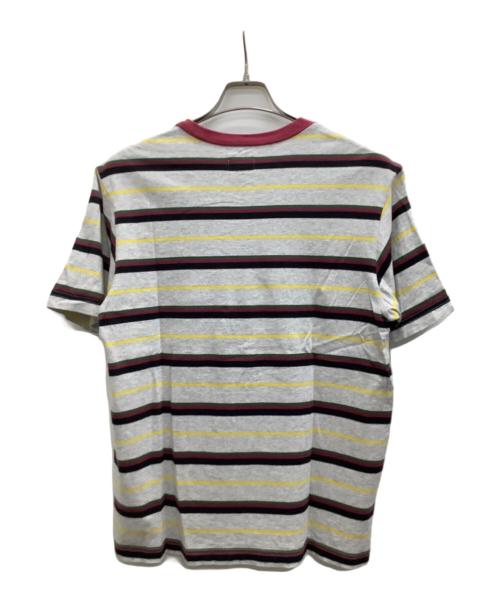 SUPREME（シュプリーム）SUPREME (シュプリーム) ボーダーTシャツ グレー サイズ:Sの古着・服飾アイテム