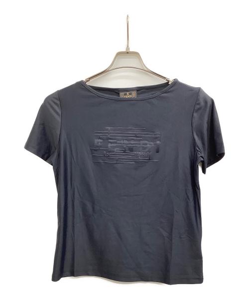 FENDI JEANS（フェンディ ジーンズ）FENDI JEANS (フェンディ ジーンズ) 半袖カットソー ネイビー サイズ:40の古着・服飾アイテム