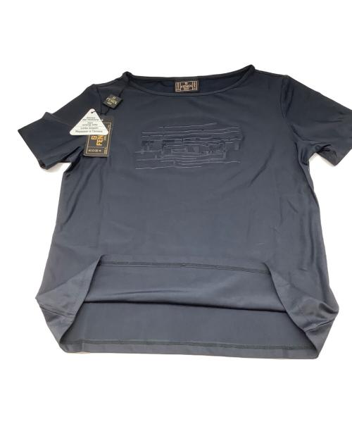 FENDI JEANS（フェンディ ジーンズ）FENDI JEANS (フェンディ ジーンズ) 半袖カットソー ネイビー サイズ:40の古着・服飾アイテム