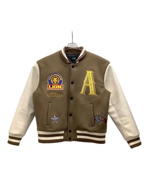 A FEW GOOD KIDS（アフューグッドキッズ）A FEW GOOD KIDS (アフューグッドキッズ) スタジャン ブラウン サイズ:Lの古着・服飾アイテム