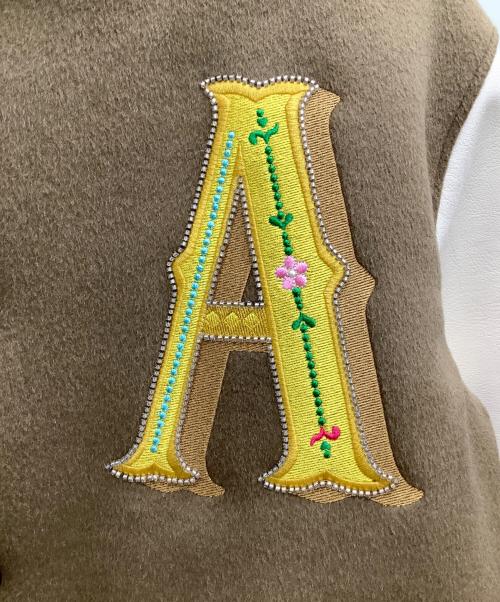 A FEW GOOD KIDS（アフューグッドキッズ）A FEW GOOD KIDS (アフューグッドキッズ) スタジャン ブラウン サイズ:Lの古着・服飾アイテム