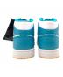中古・古着 NIKE (ナイキ) Air Jordan 1 Mid ホワイト×ブルー サイズ:9.5：12000円