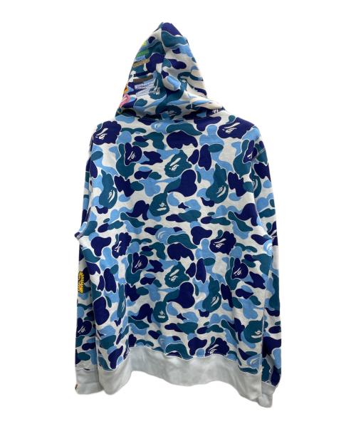 A BATHING APE（ア ベイシング エイプ）A BATHING APE (ア ベイシング エイプ) ジップパーカー ブルー サイズ:XLの古着・服飾アイテム