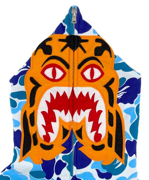 A BATHING APE（ア ベイシング エイプ）A BATHING APE (ア ベイシング エイプ) ジップパーカー ブルー サイズ:XLの古着・服飾アイテム