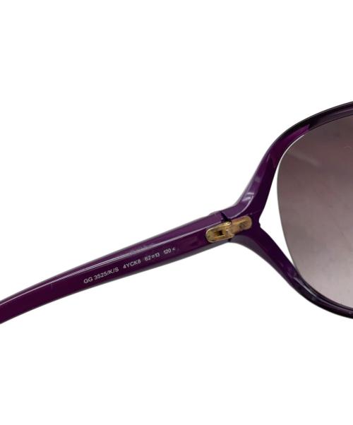 GUCCI（グッチ）GUCCI (グッチ) サングラス パープルの古着・服飾アイテム