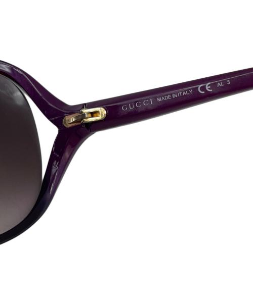 GUCCI（グッチ）GUCCI (グッチ) サングラス パープルの古着・服飾アイテム