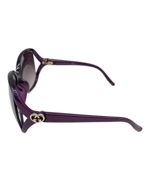 GUCCI（グッチ）GUCCI (グッチ) サングラス パープルの古着・服飾アイテム