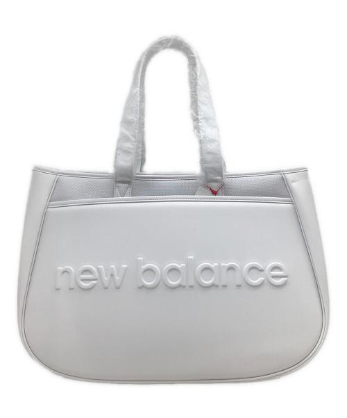 NEW BALANCE（ニューバランス）NEW BALANCE (ニューバランス) ボストンバッグ ホワイトの古着・服飾アイテム