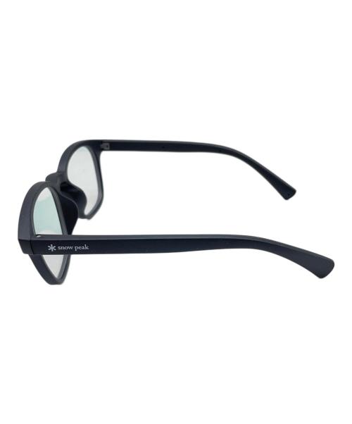 JIN'S（ジンズ）JIN'S (ジンズ) Snow peak (スノーピーク) 眼鏡 ブラックの古着・服飾アイテム