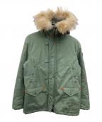 stussyステューシー）の古着「N-3Bタイプフライトジャケット」｜カーキ