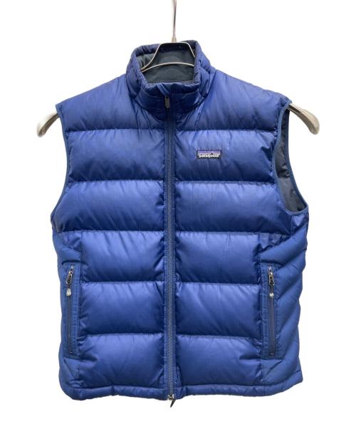 Patagonia（パタゴニア）Patagonia (パタゴニア) ダウンベスト ブルー サイズ:Mの古着・服飾アイテム