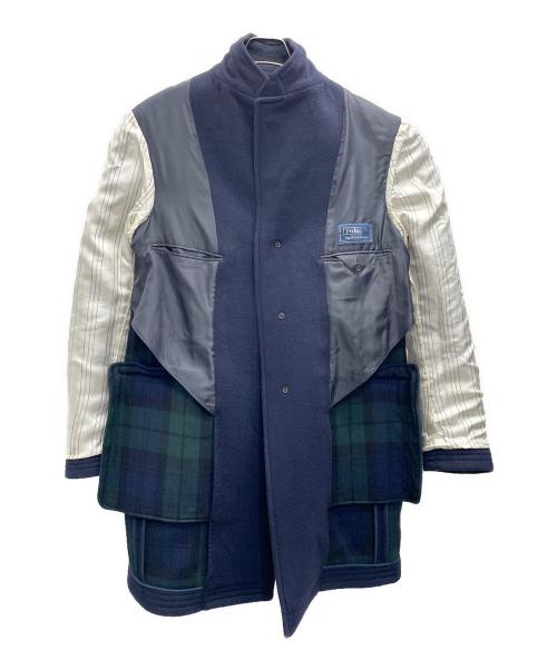 POLO RALPH LAUREN（ポロ・ラルフローレン）POLO RALPH LAUREN (ポロ・ラルフローレン) ロングコート ネイビー サイズ:40Sの古着・服飾アイテム