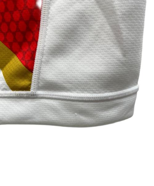 Canterbury（カンタベリー）Canterbury (カンタベリー) ゲームシャツ ホワイト×レッド サイズ:Mの古着・服飾アイテム