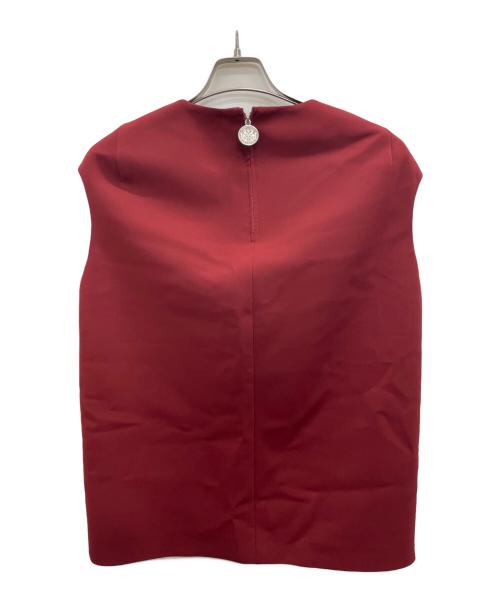 BALENCIAGA（バレンシアガ）BALENCIAGA (バレンシアガ) ノースリーブブラウス レッド サイズ:36の古着・服飾アイテム