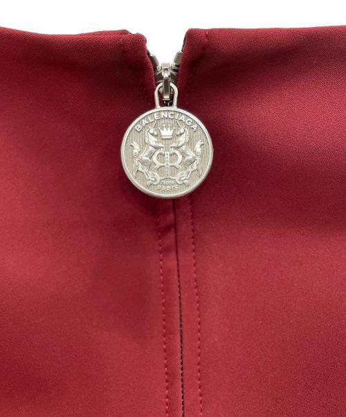 BALENCIAGA（バレンシアガ）BALENCIAGA (バレンシアガ) ノースリーブブラウス レッド サイズ:36の古着・服飾アイテム