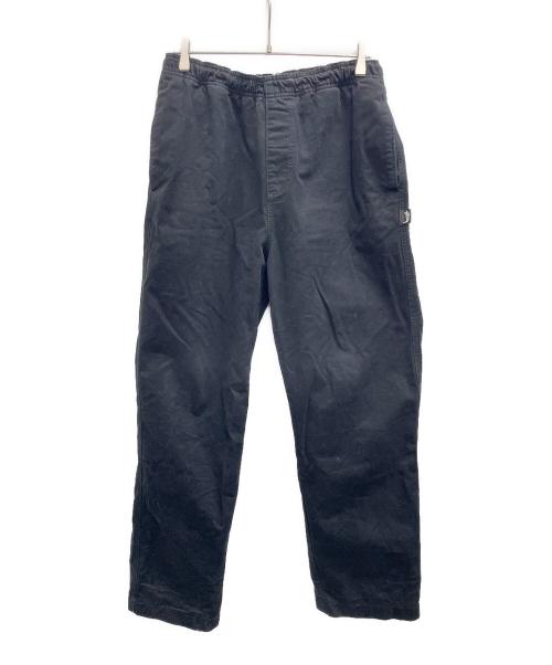 stussy（ステューシー）stussy (ステューシー) BRUSHED BEACH PANT ブラック サイズ:Mの古着・服飾アイテム