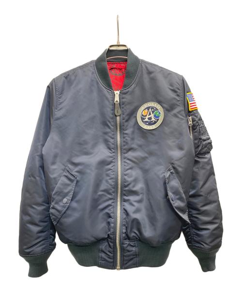 ALPHA INDUSTRIES（アルファインダストリーズ）ALPHA INDUSTRIES (アルファインダストリーズ) MA-1ジャケット ネイビー サイズ:Sの古着・服飾アイテム