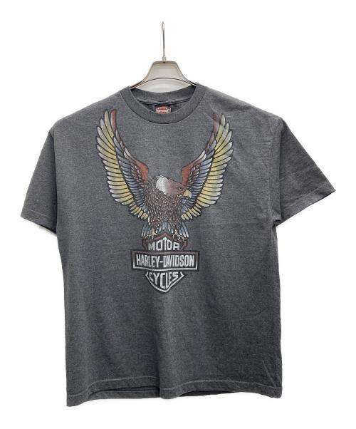 HARLEY-DAVIDSON（ハーレーダビッドソン）HARLEY-DAVIDSON (ハーレーダビッドソン) 半袖カットソー グレー サイズ:XLの古着・服飾アイテム