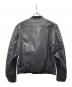 DIESEL Black Gold (ディーゼル ブラック ゴールド) スパイクスタッズレザージャケット ブラック サイズ:50：20000円
