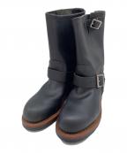 RED WINGレッドウィング）の古着「エンジニアブーツ」｜ブラック