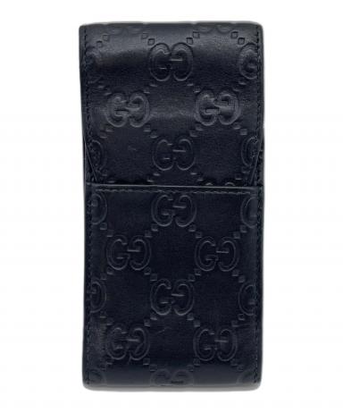 中古・古着通販】GUCCI (グッチ) シガレットケース GG ブラック