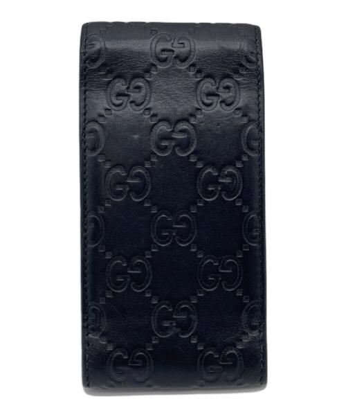 GUCCI（グッチ）GUCCI (グッチ) シガレットケース GG ブラックの古着・服飾アイテム