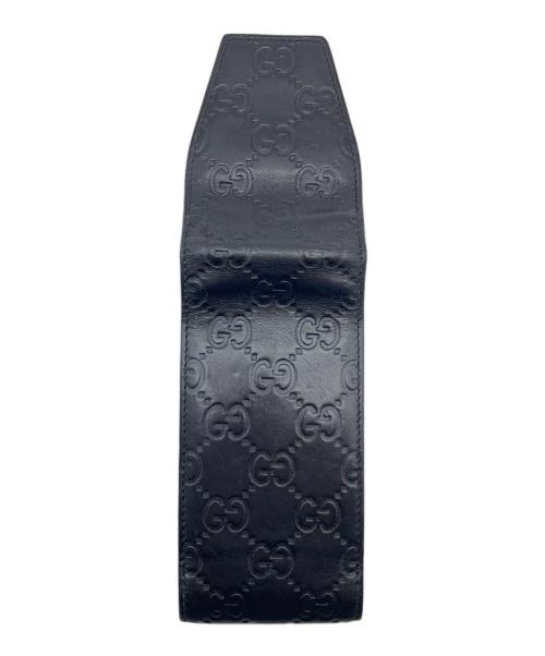 GUCCI（グッチ）GUCCI (グッチ) シガレットケース GG ブラックの古着・服飾アイテム
