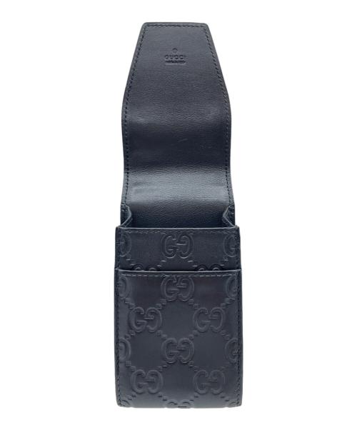 GUCCI（グッチ）GUCCI (グッチ) シガレットケース GG ブラックの古着・服飾アイテム