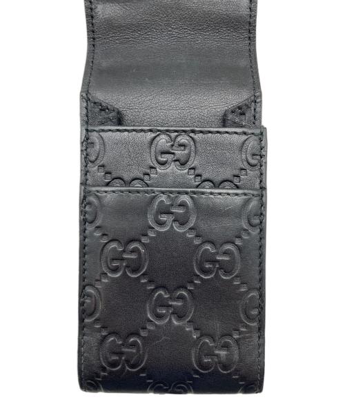 GUCCI（グッチ）GUCCI (グッチ) シガレットケース GG ブラックの古着・服飾アイテム