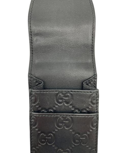 GUCCI（グッチ）GUCCI (グッチ) シガレットケース GG ブラックの古着・服飾アイテム