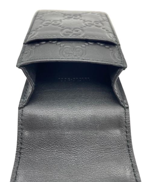 GUCCI（グッチ）GUCCI (グッチ) シガレットケース GG ブラックの古着・服飾アイテム