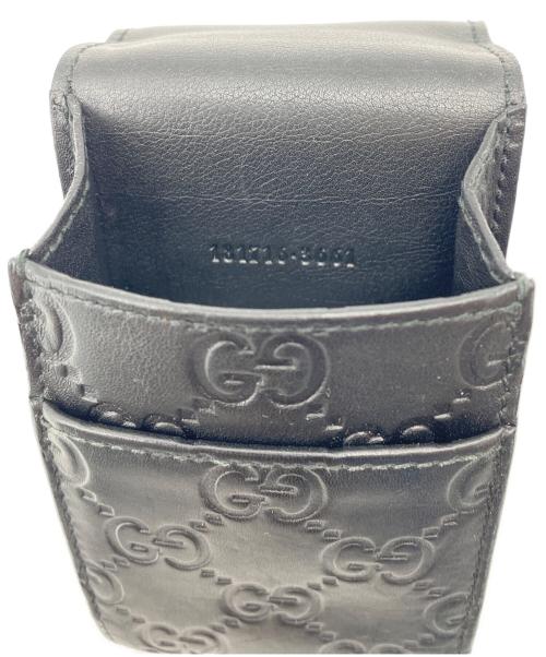 GUCCI（グッチ）GUCCI (グッチ) シガレットケース GG ブラックの古着・服飾アイテム