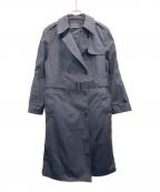 DEFENSE LOGISTICS AGENCYディフェンスロジスティクスエージェンシー）の古着「トレンチコート」｜ブラック