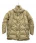 DESCENTE（デサント）の古着「ヒートナビパフダウンジャケット」｜ベージュ