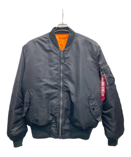 ALPHA（アルファ）ALPHA (アルファ) MA-1ジャケット ブラック サイズ:XLの古着・服飾アイテム