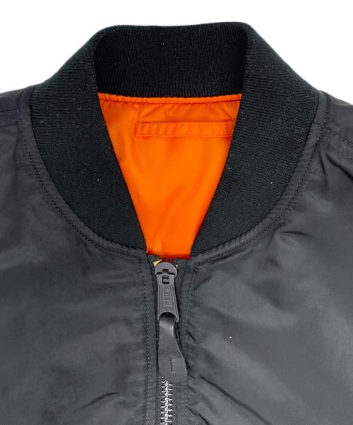 ALPHA（アルファ）ALPHA (アルファ) MA-1ジャケット ブラック サイズ:XLの古着・服飾アイテム