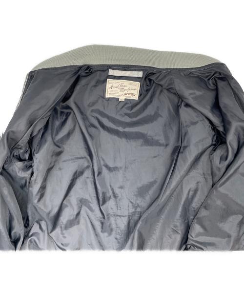 AVIREX（アヴィレックス）AVIREX (アヴィレックス) MA-1ジャケット グレー サイズ:XLの古着・服飾アイテム