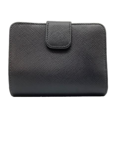 PRADA（プラダ）PRADA (プラダ) 2つ折り財布 ブラックの古着・服飾アイテム
