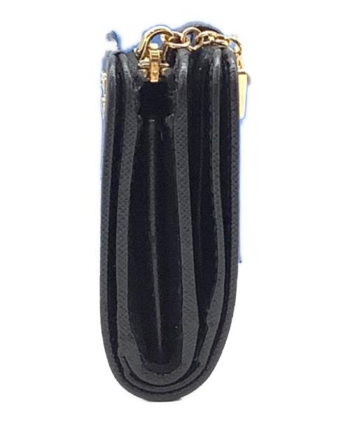 PRADA（プラダ）PRADA (プラダ) 2つ折り財布 ブラックの古着・服飾アイテム