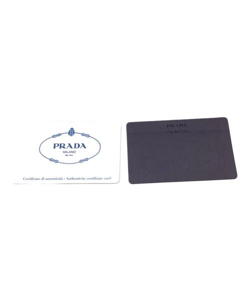 PRADA（プラダ）PRADA (プラダ) 2つ折り財布 ブラックの古着・服飾アイテム