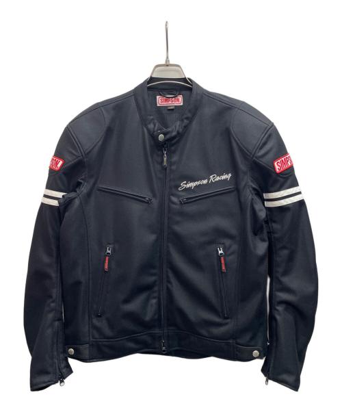SIMPSON（シンプソン）SIMPSON (シンプソン) バイク用ジャケット ブラック サイズ:LWの古着・服飾アイテム