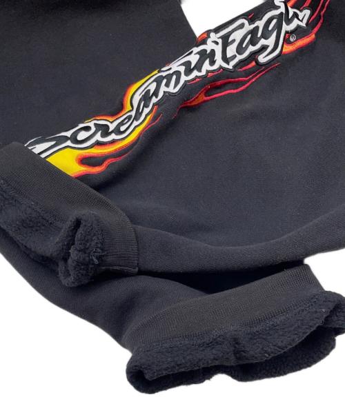 HARLEY-DAVIDSON（ハーレーダビッドソン）HARLEY-DAVIDSON (ハーレーダビッドソン) クルーネックスウェット ブラック サイズ:XXLの古着・服飾アイテム