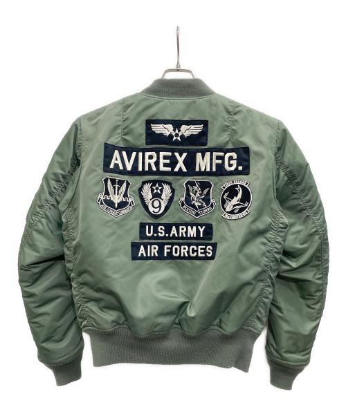 AVIREX（アヴィレックス）AVIREX (アヴィレックス) MA-1ジャケット カーキ サイズ:Mの古着・服飾アイテム