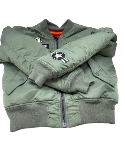 AVIREX（アヴィレックス）AVIREX (アヴィレックス) MA-1ジャケット カーキ サイズ:Mの古着・服飾アイテム