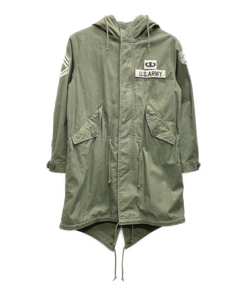 AVIREX（アヴィレックス）AVIREX (アヴィレックス) モッズコート カーキ サイズ:Fの古着・服飾アイテム