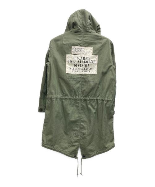 AVIREX（アヴィレックス）AVIREX (アヴィレックス) モッズコート カーキ サイズ:Fの古着・服飾アイテム