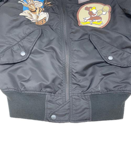 AVIREX（アヴィレックス）AVIREX (アヴィレックス) MA-1ジャケット ブラック サイズ:Mの古着・服飾アイテム